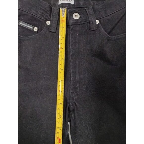 J&ANS Dolce&Gabbana Pants Black Denim High Rise Straight Leg Slim Fit 0/XS - Picture 8 of 11